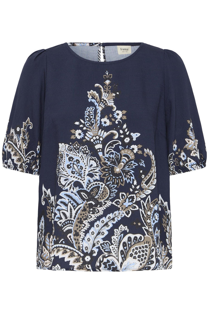 BLUSE FRADARA NAVY PAILSEY