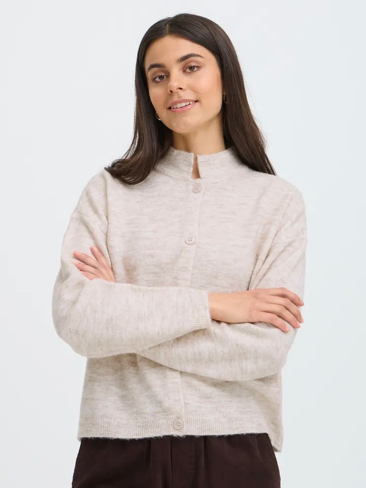 CARDIGAN FRSANNY OATMEAL MELANGE