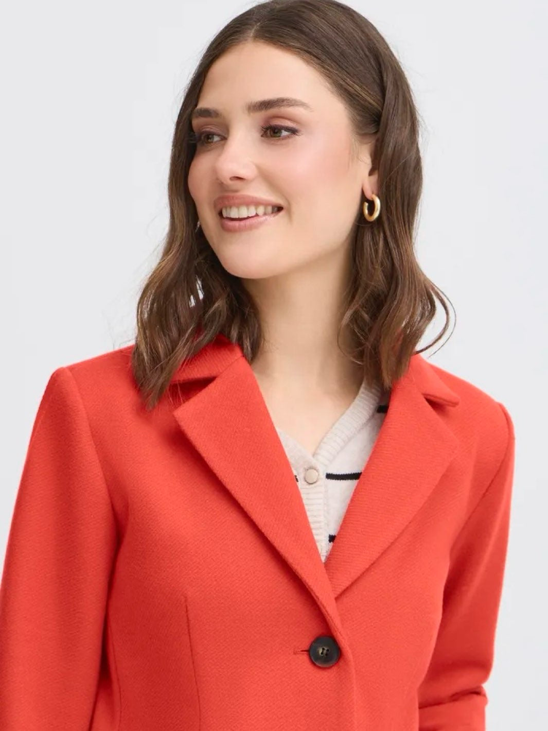 KÅPE FREVILLA LONG  MARS RED