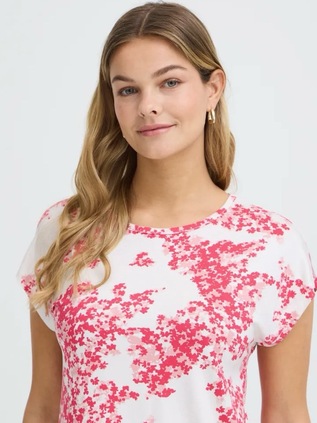 T-SKJORTE FRAMY PETALS PINK