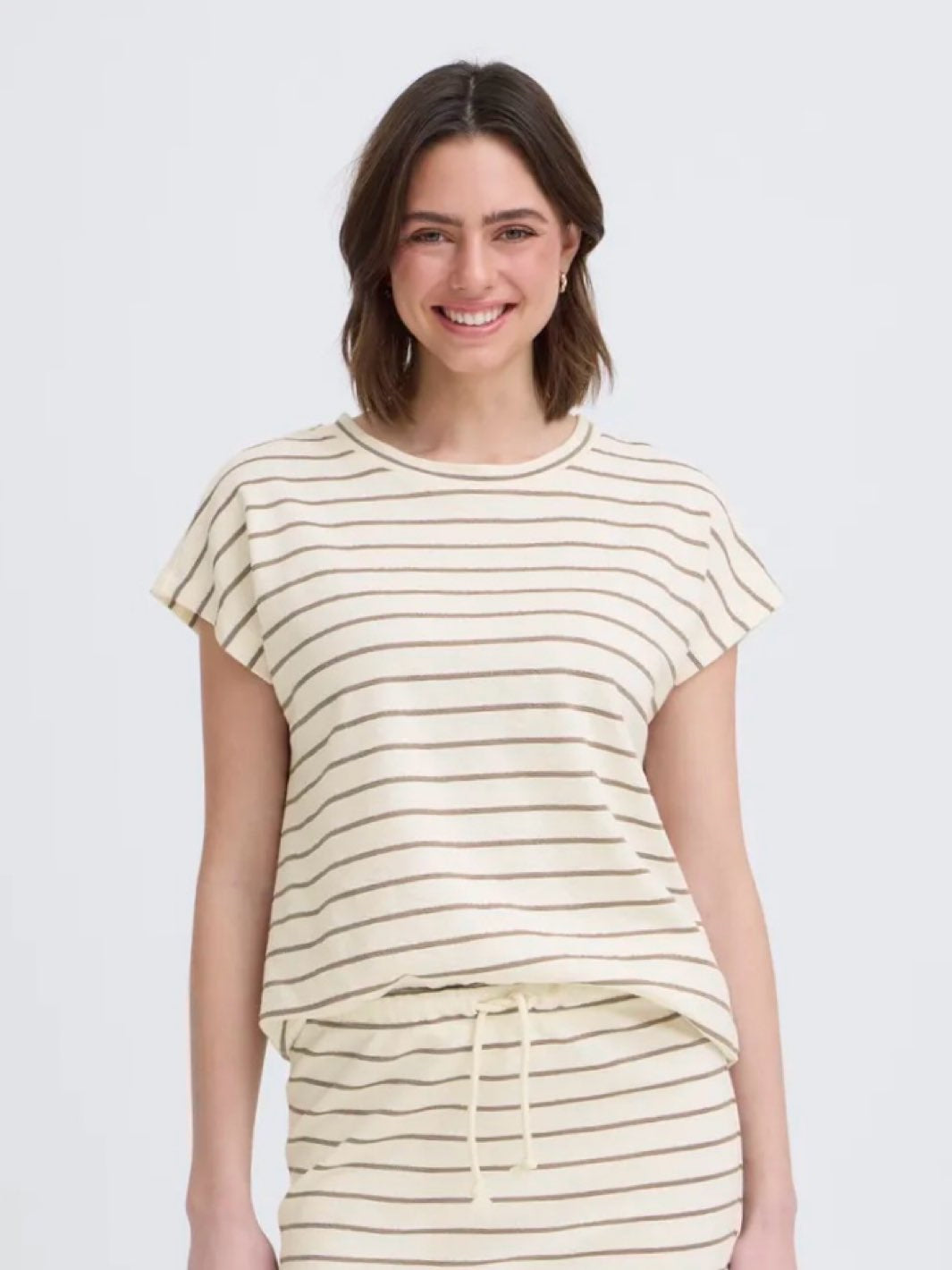 T-SKJORTE FRFAUNA MOUNTAIN STRIPE