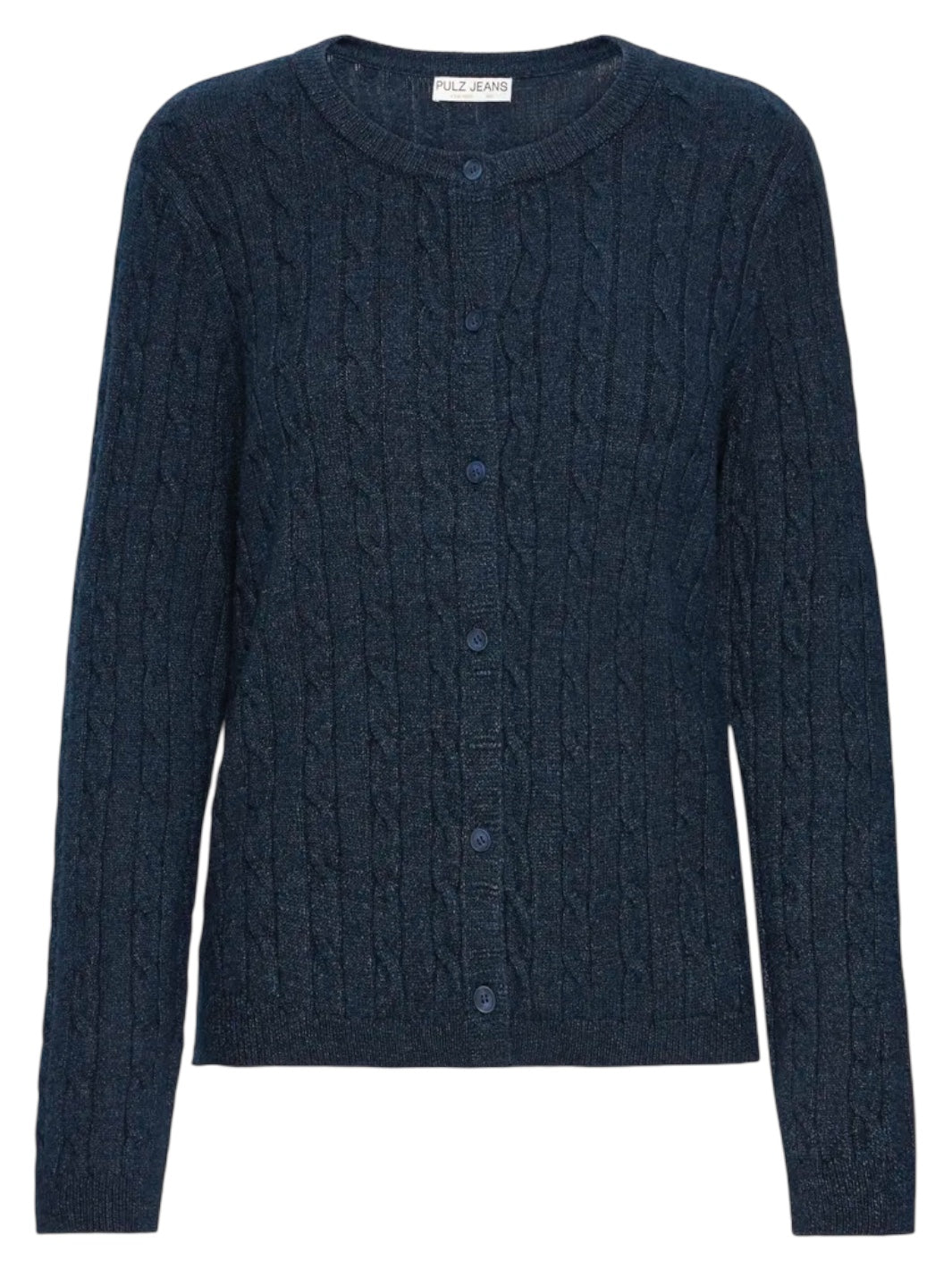 CARDIGAN PZSTEFFI DARK SAPPHIRE MELANGE