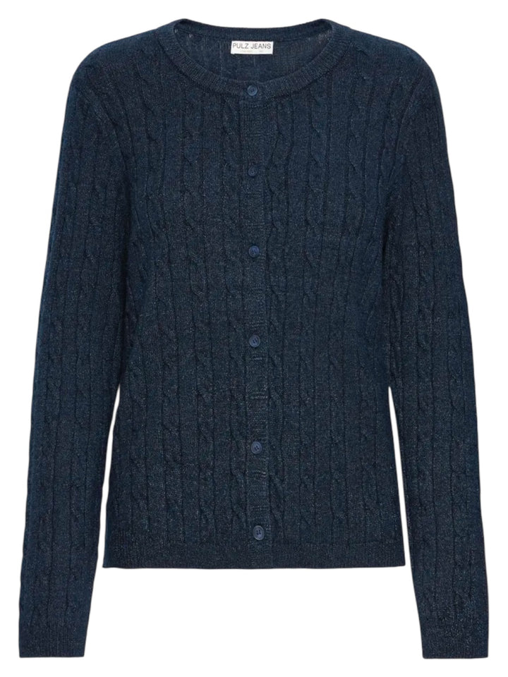 CARDIGAN PZSTEFFI DARK SAPPHIRE MELANGE