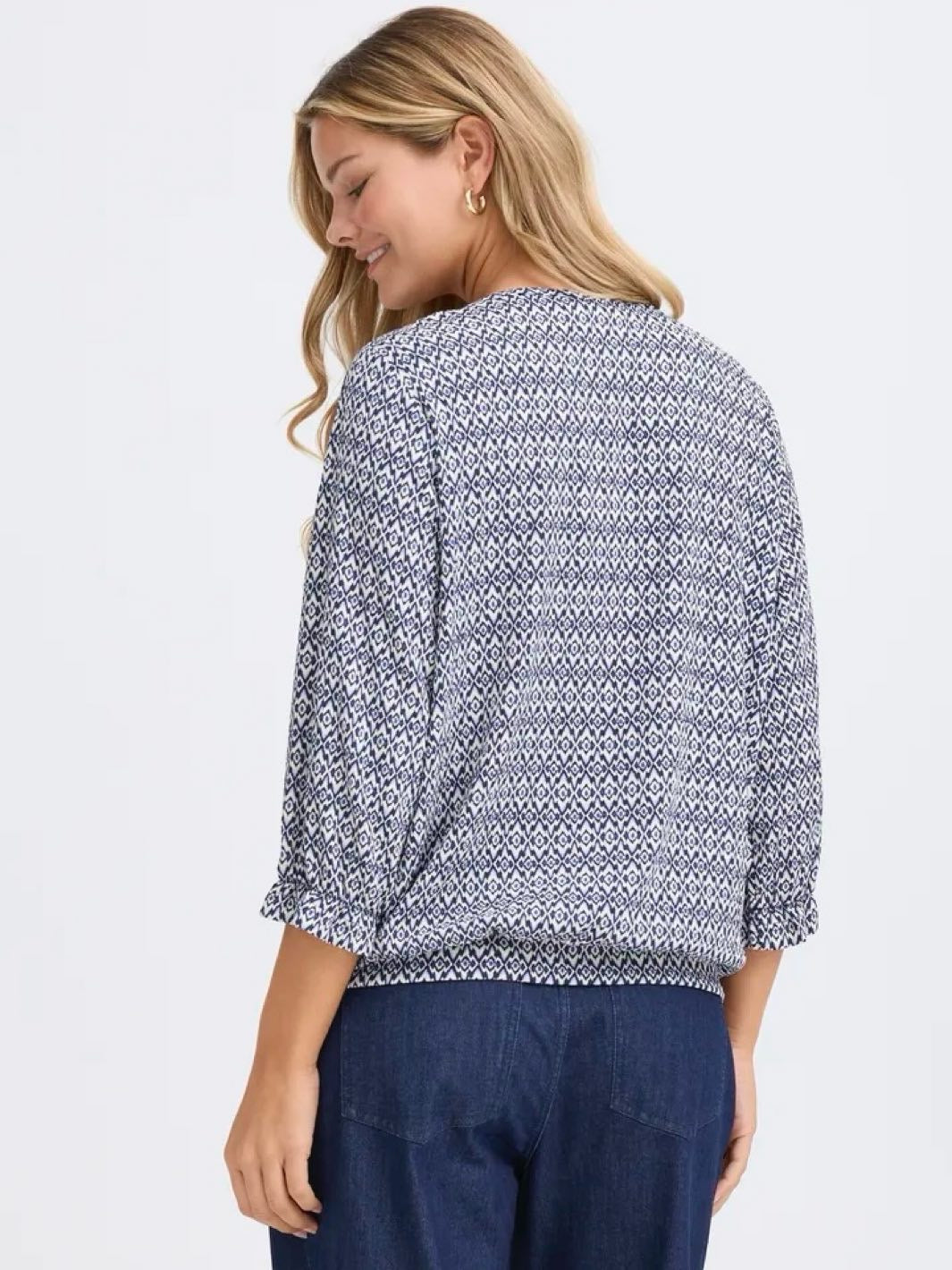 TOPP FRSLOANE ETHNIC LINES NAVY