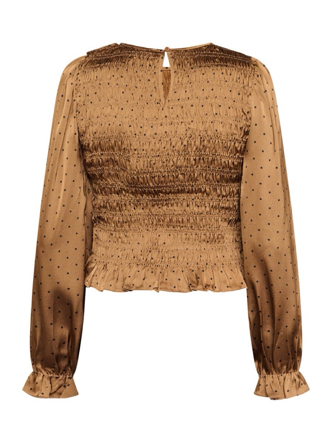 BLUSE NIX DOT COGNAC