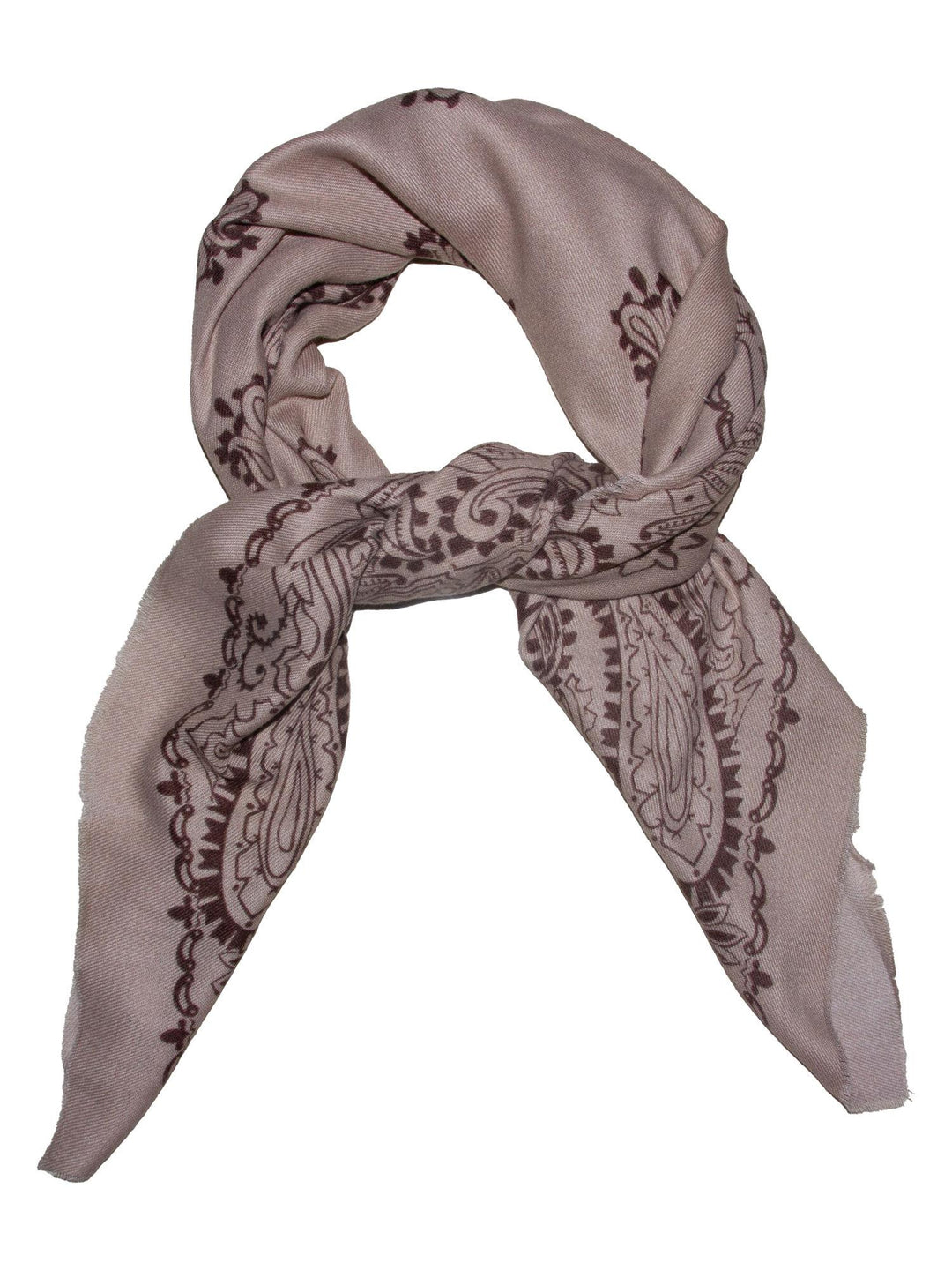 SKJERF PAISLEY BEIGE