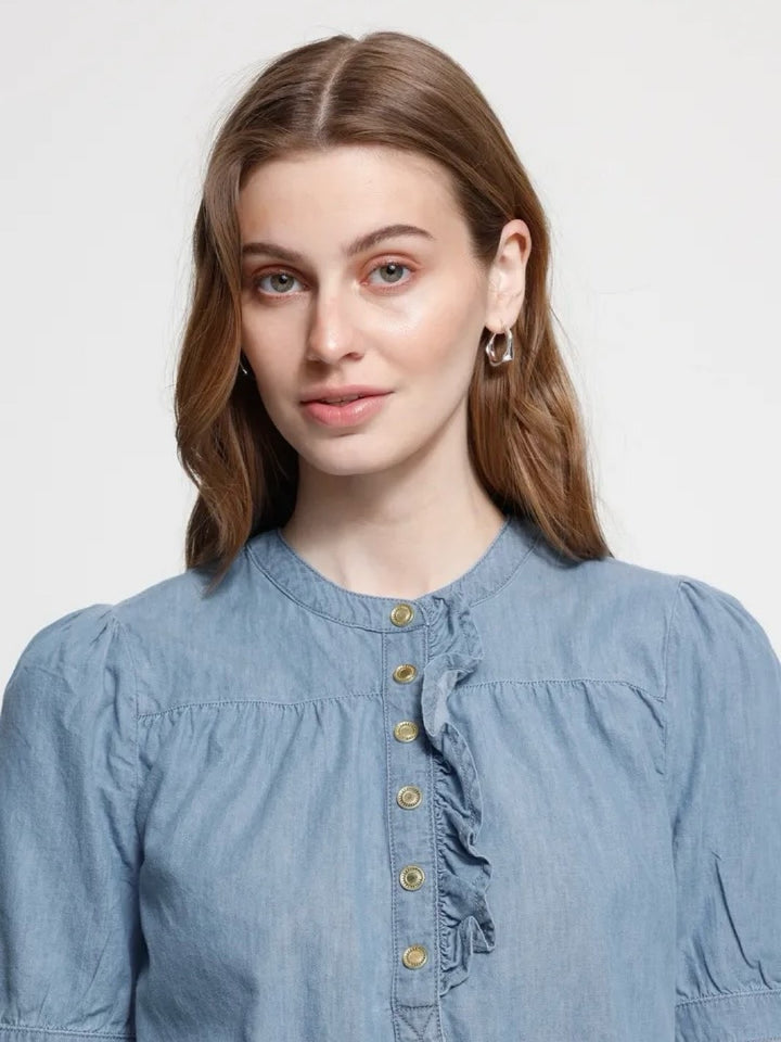 BLUSE IHANCEY WASHED DENIM