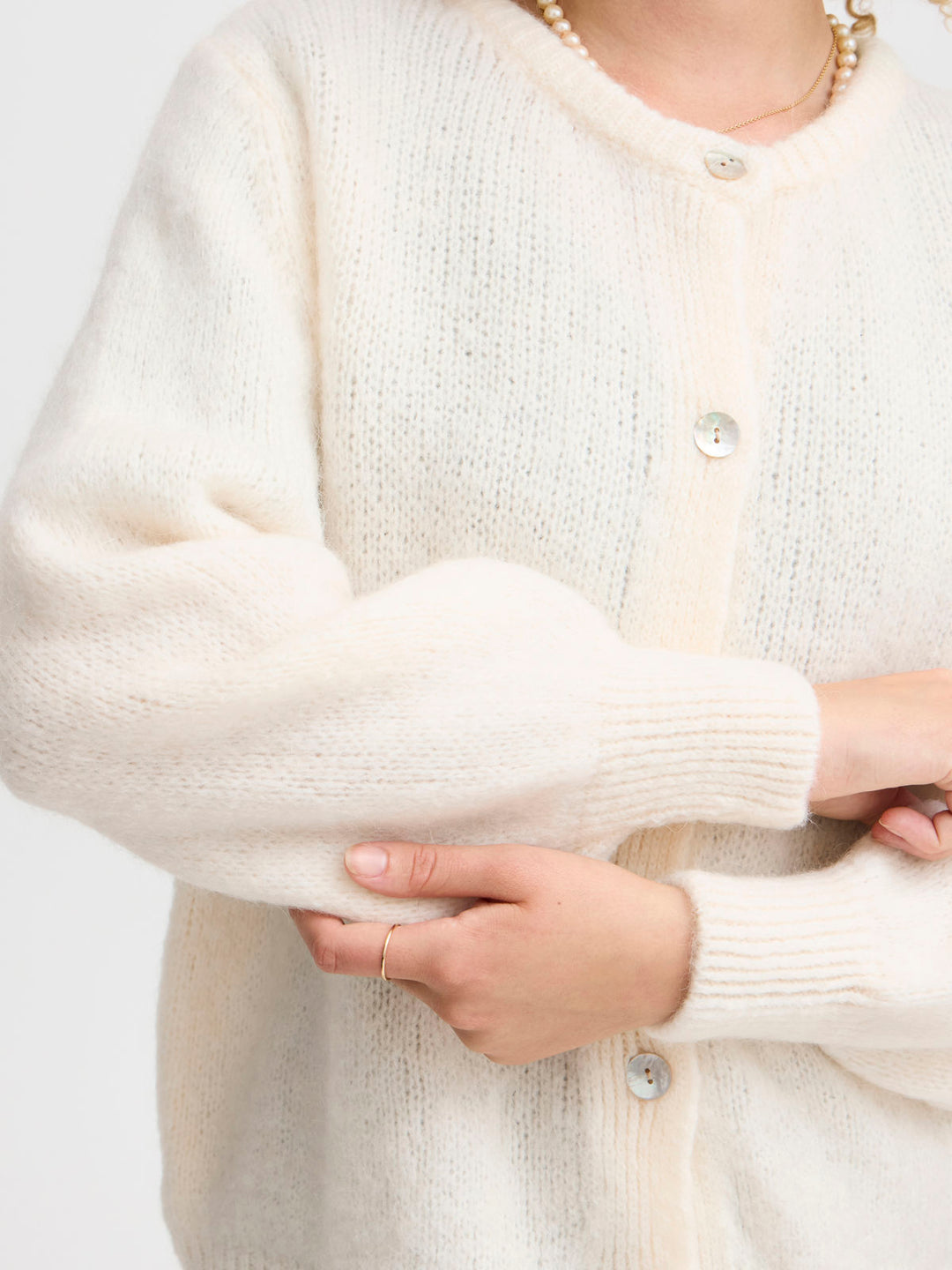 CARDIGAN SBGULVIG ANTIQUE WHITE