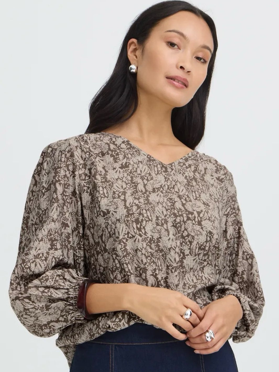 BLUSE FRARIANA PAISLEY RAINDRUM