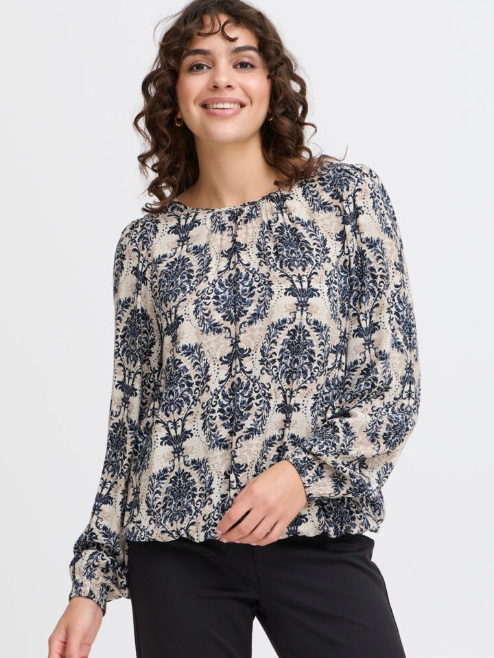 BLUSE FRFLOWY 5 NAVY