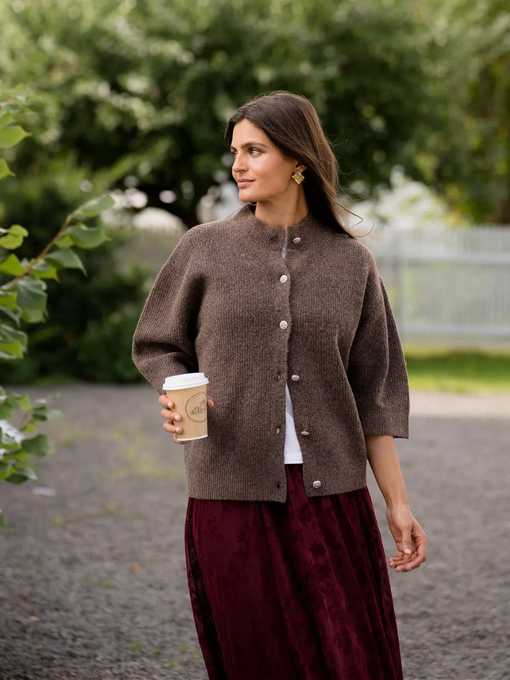 CARDIGAN ADMINA CHOCOLATE