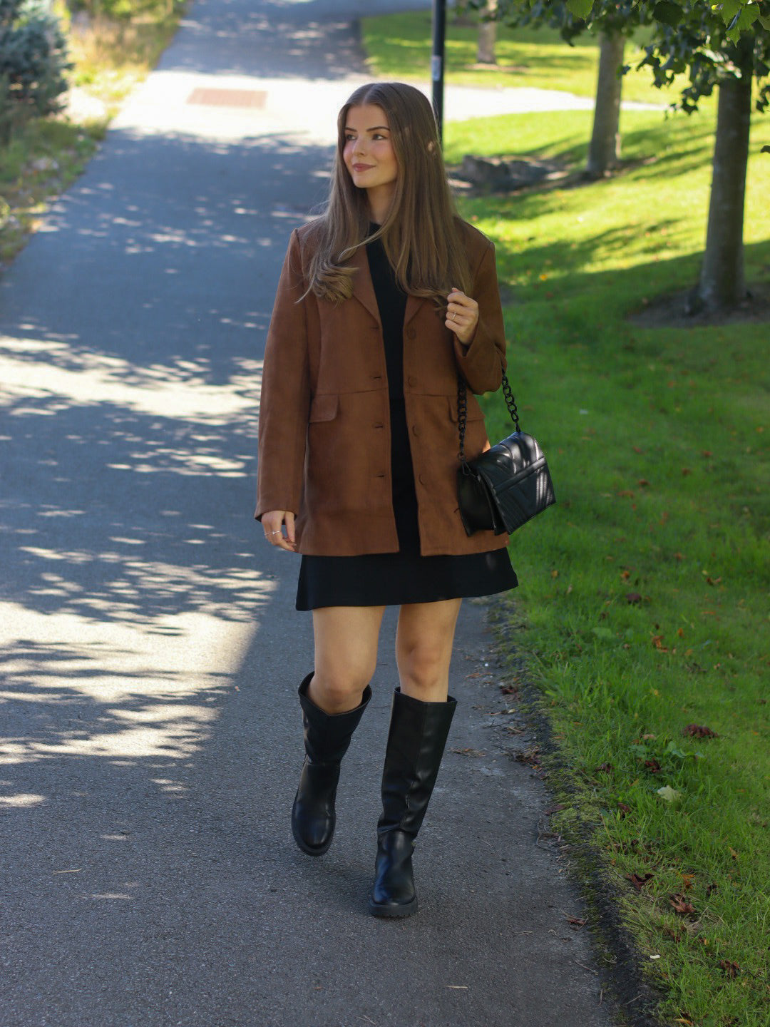 BLAZER VELRA COGNAC