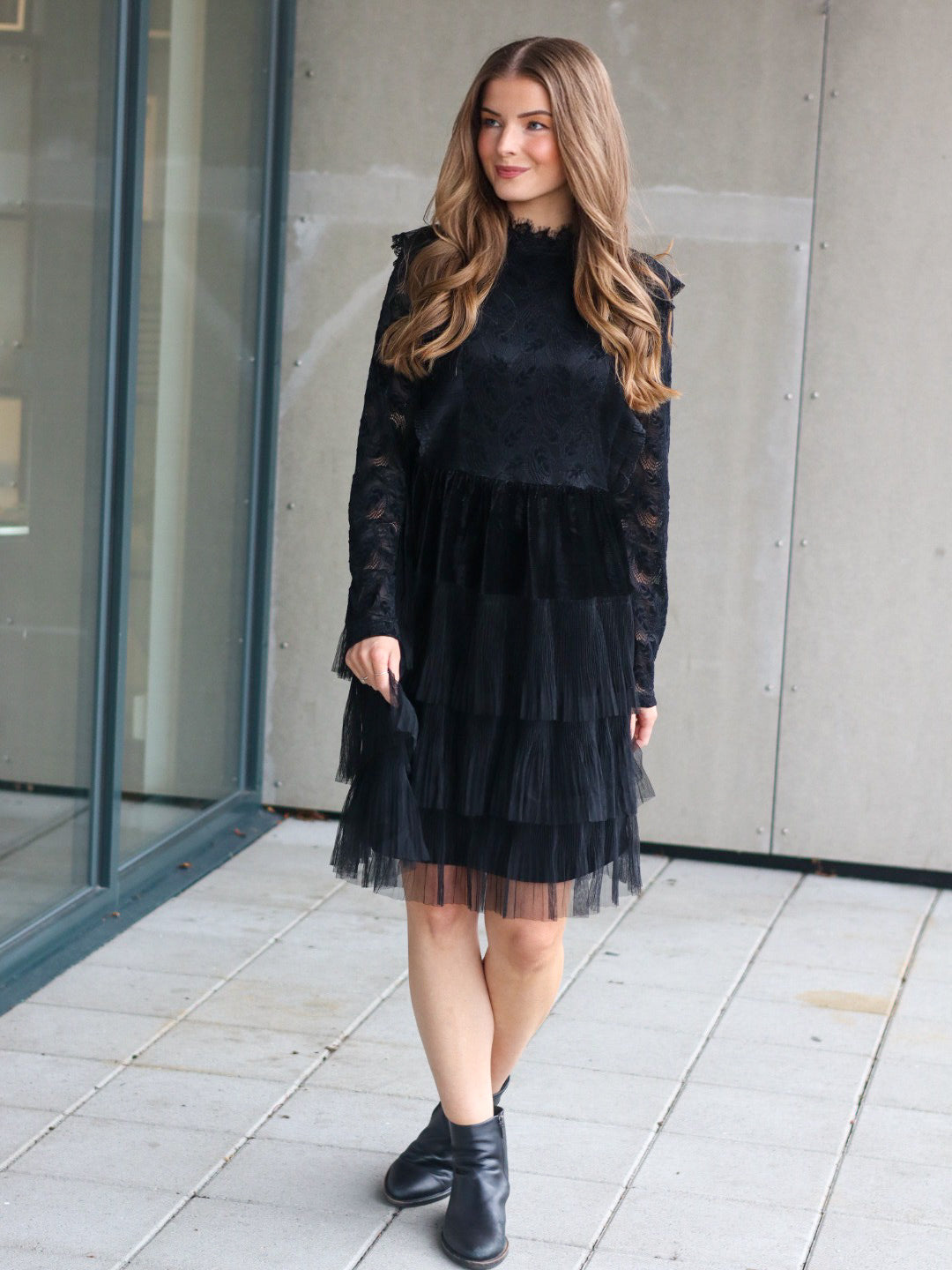 KJOLE PZVIOLET DRESS BLACK