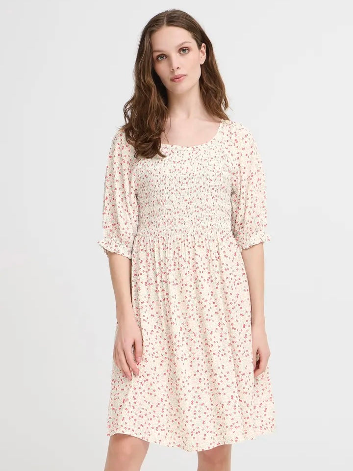 KJOLE IHVERA SMOCK PINK FLOWER