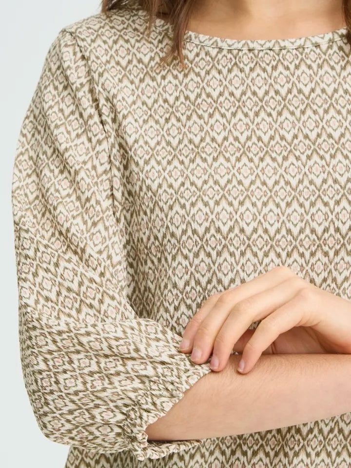 TOPP FRSLOANE ETHNIC LINES SMOKEY OLIVE