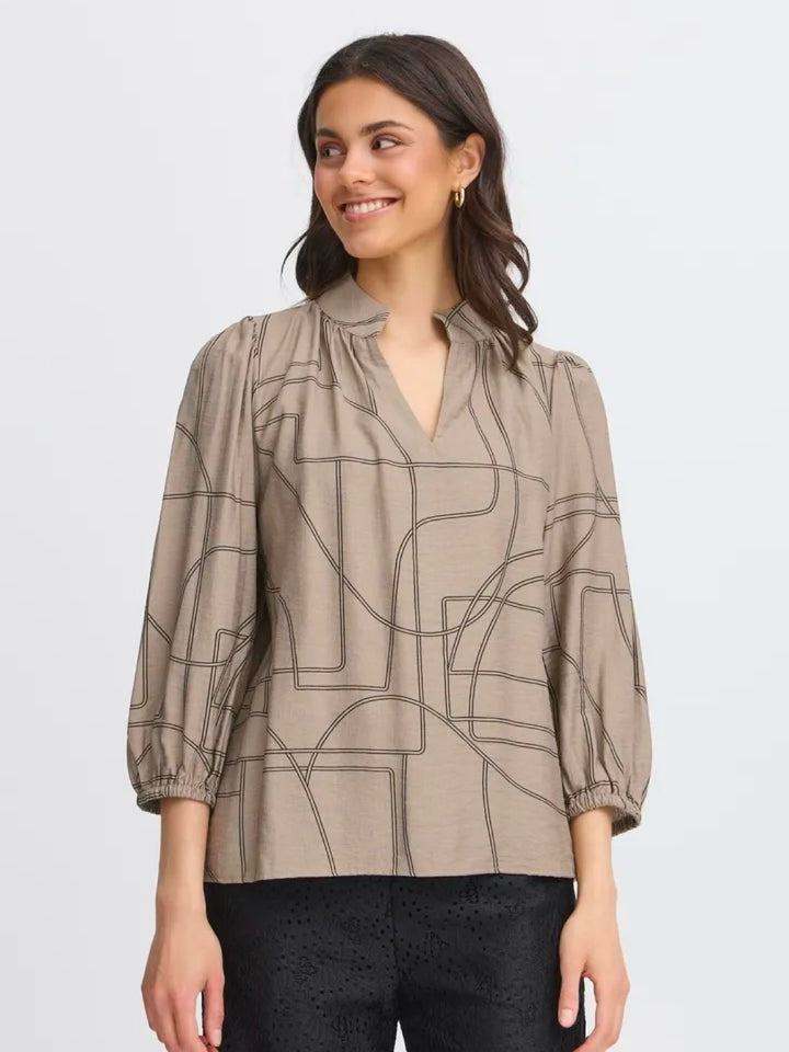 BLUSE FRDAPHNE DESERT TAUPE