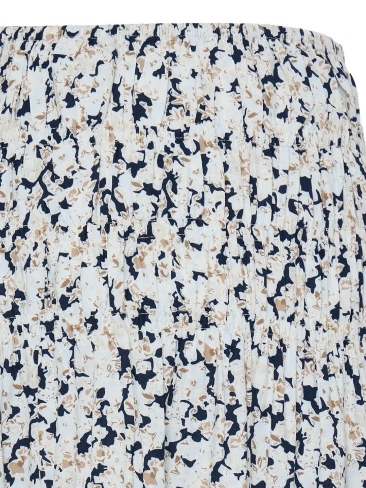MIDISKJØRT FRHEAT NAVY BOHO FLORAL