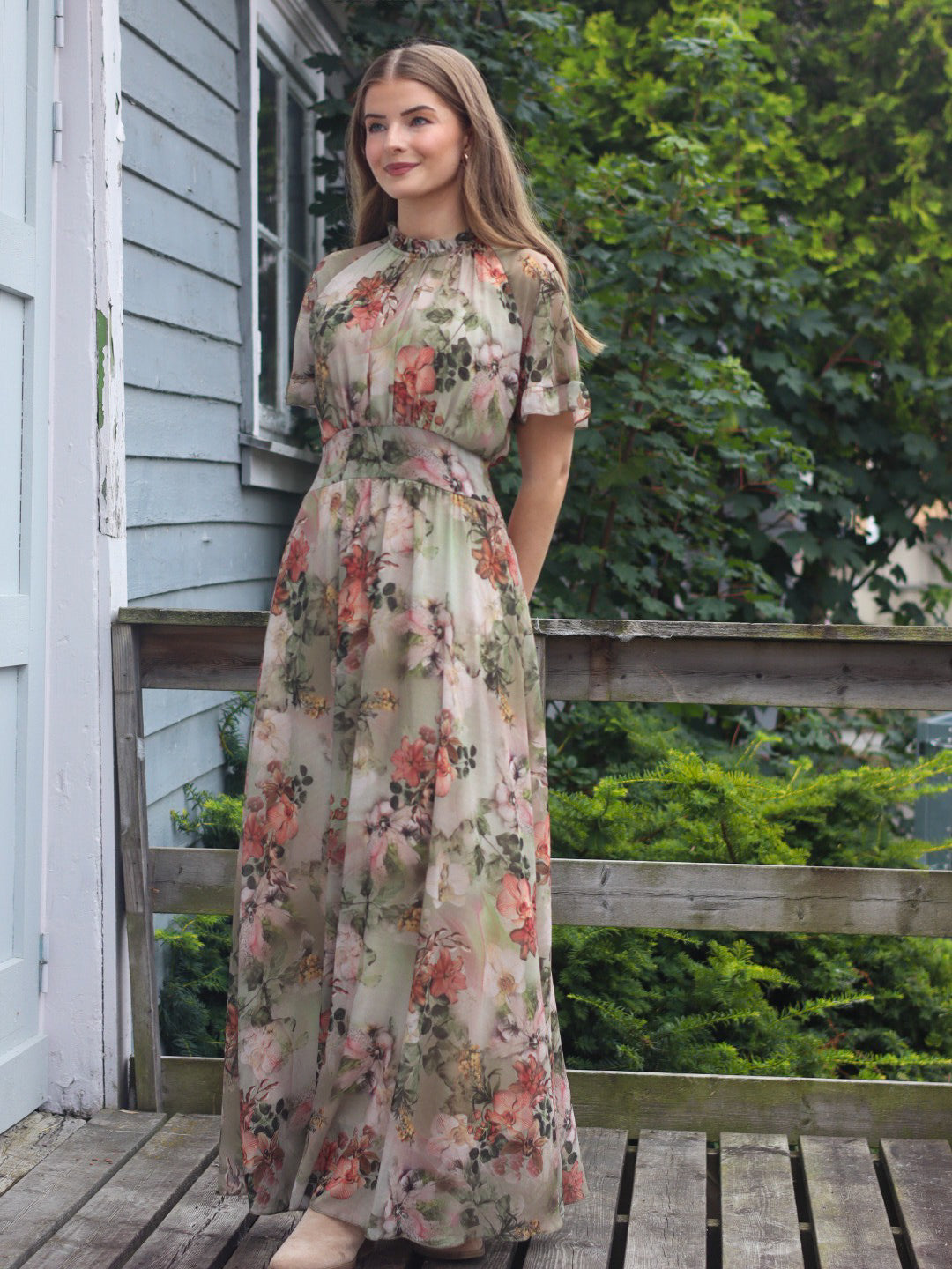 MAXIKJOLE LIANE ORCHID ARMY GREEN
