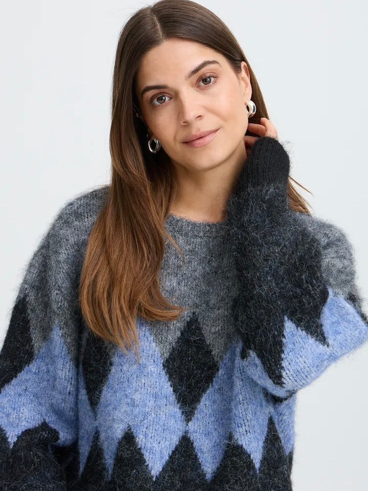 STRIKKEGENSER PZESTEL GREY MELANGE