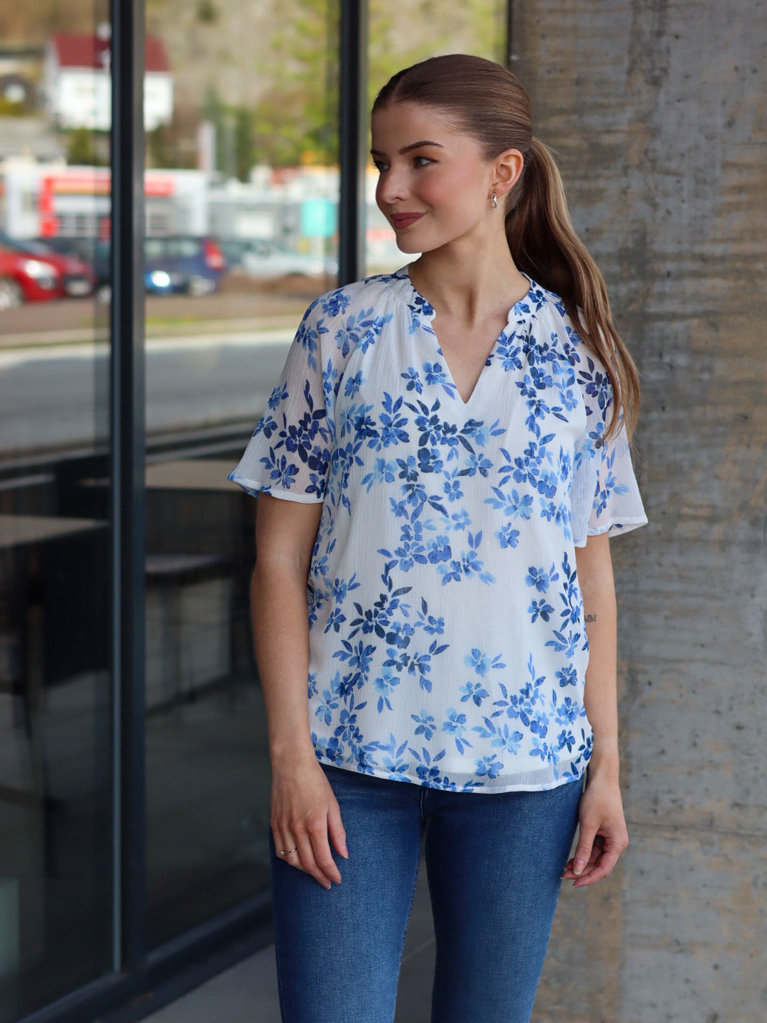 BLUSE FRKARA BLUE LOLITE