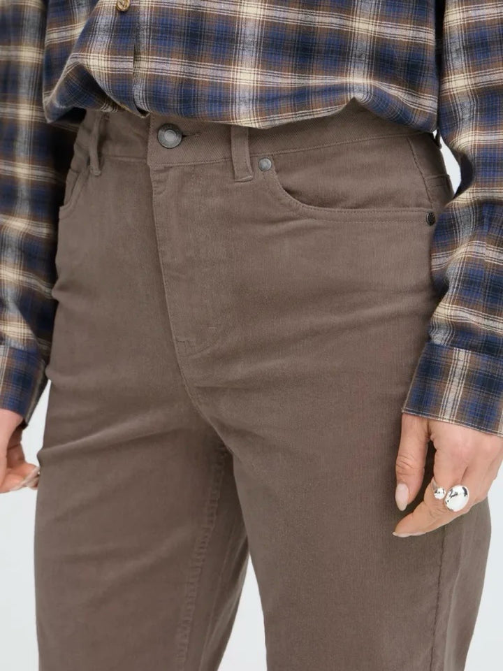 BUKSE PZSALLY BOOTCUT WALNUT