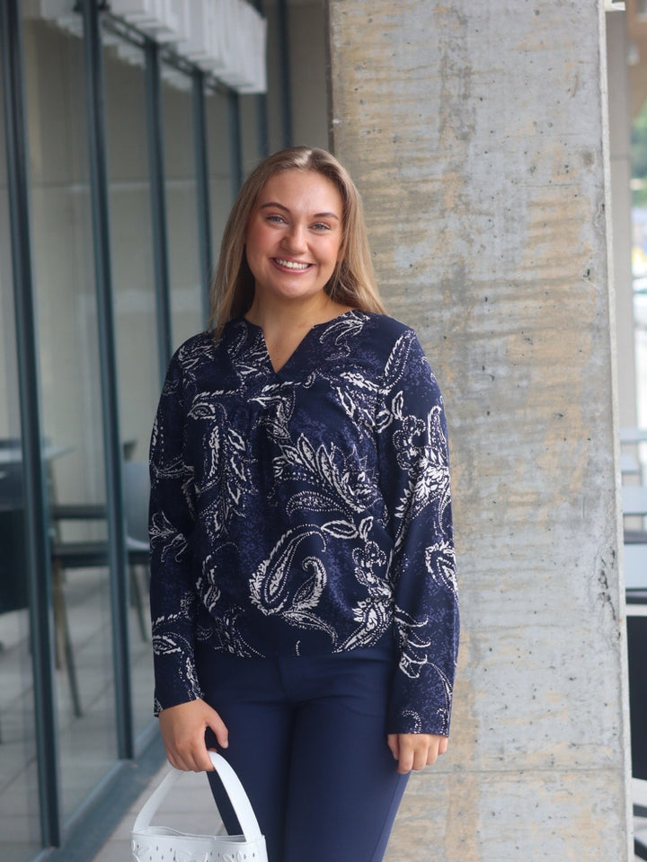BLUSE FRKIKI PAISLEY NIGHTSKY
