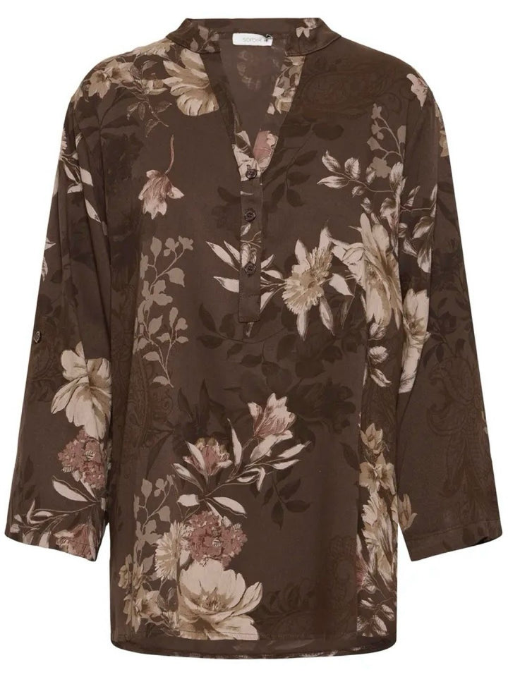 BLUSE SBWILLOW CHOCOLATE