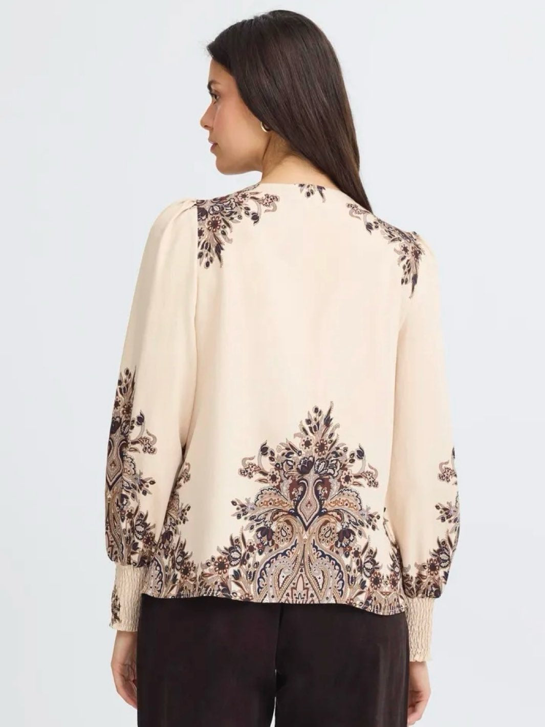 BLUSE FRADARA PUMICE STONE PAISLEY