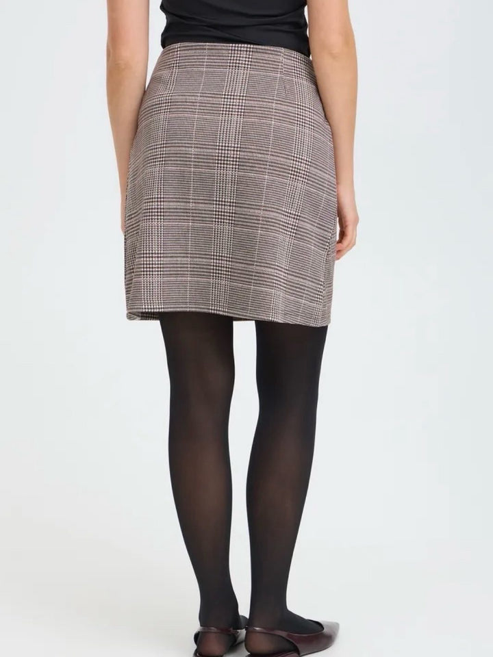 SKJØRT FRBABETT PINK CHECK