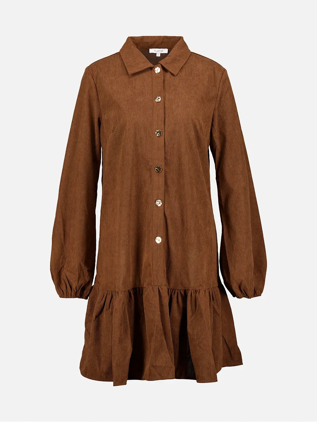 KJOLE AGNETE CORD DK CARAMEL
