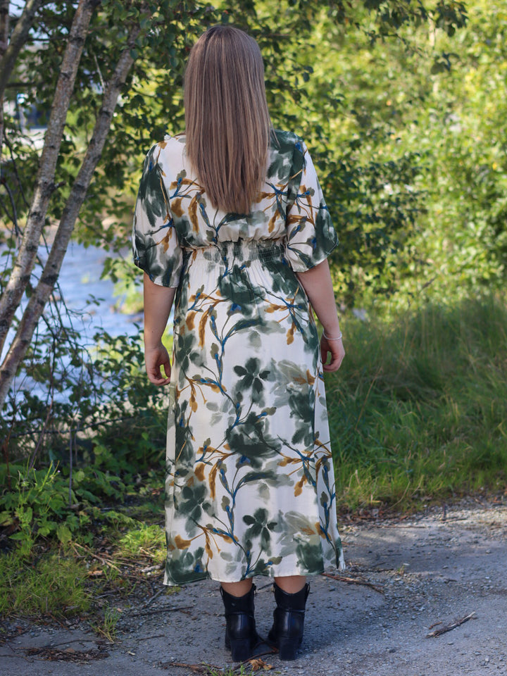 MIDIKJOLE SBKANZA BLUME DUSTY OLIVE