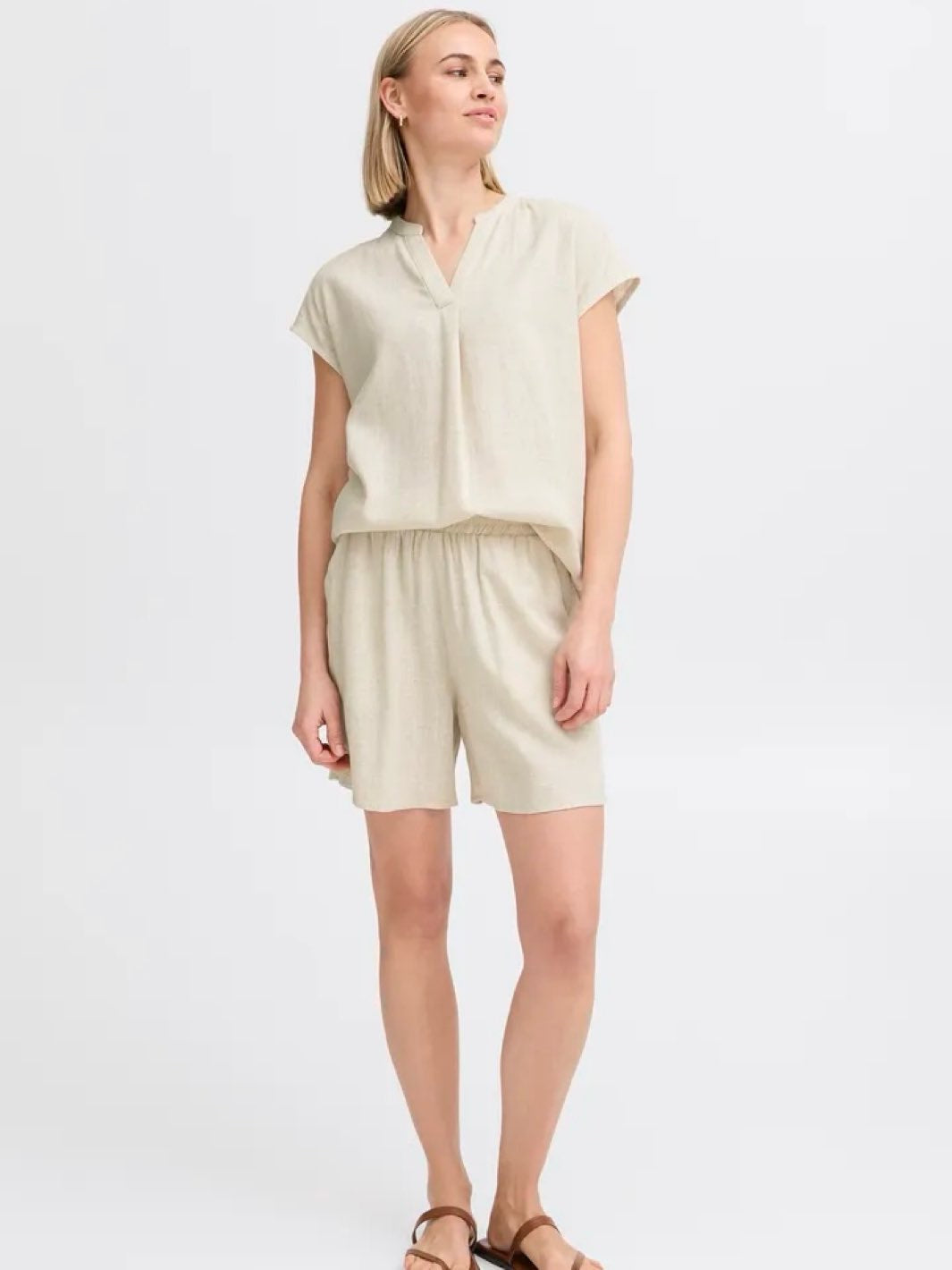 BLUSE FRJUNA BIRCH MELANGE
