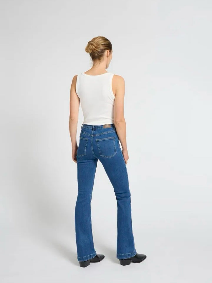 JEANS PZBECCA BOOTCUT LEG MEDIUM BLUE DENIM