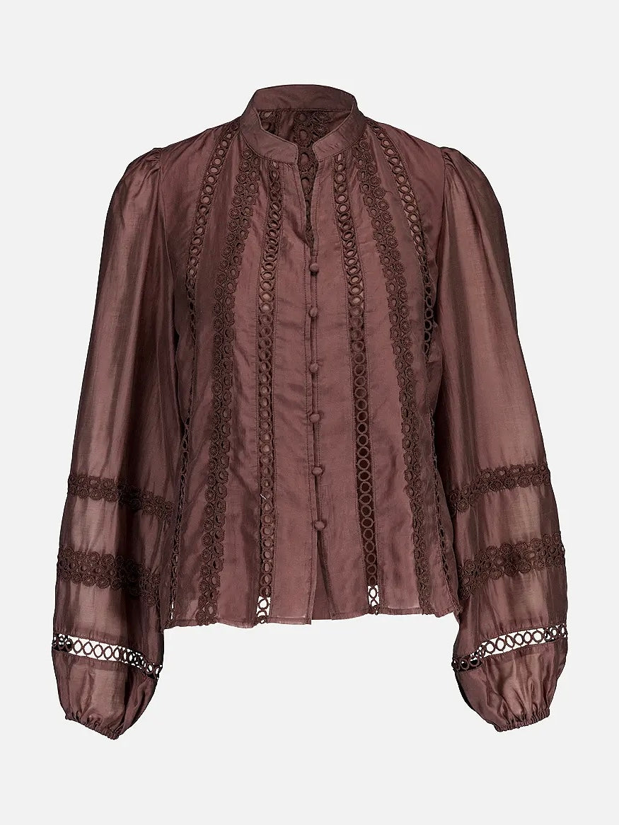 BLUSE TUVA CHOCOLATE