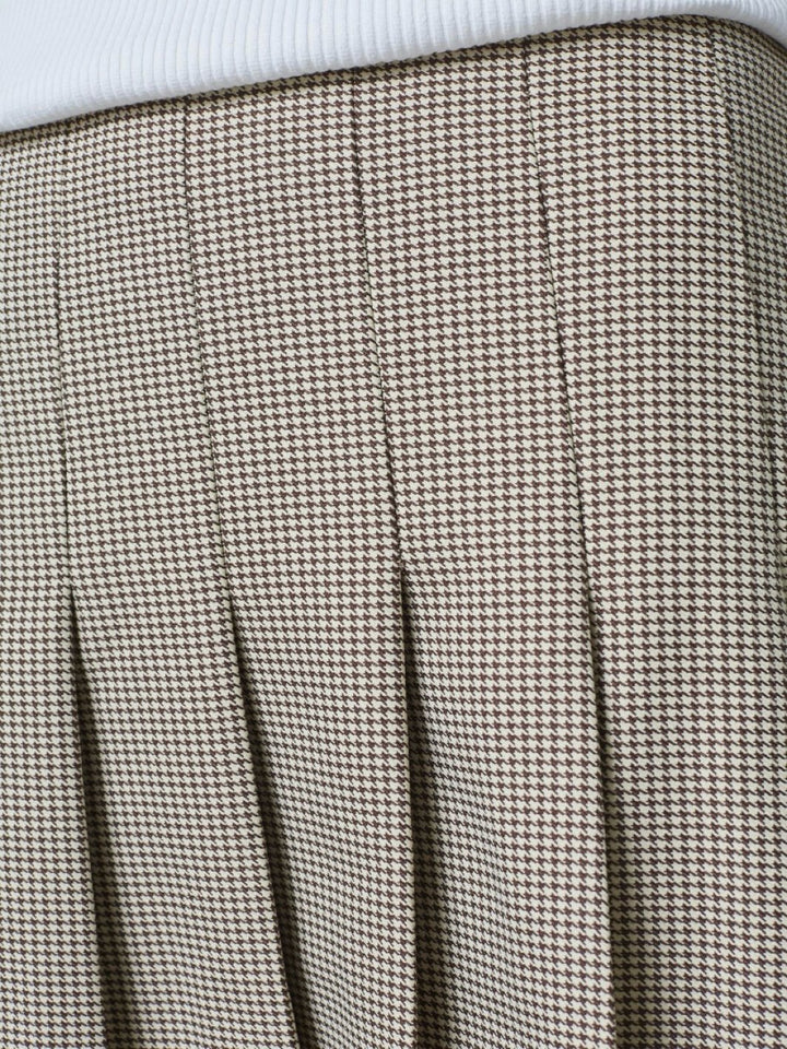 SKJØRT NOPE BROWN CHECK