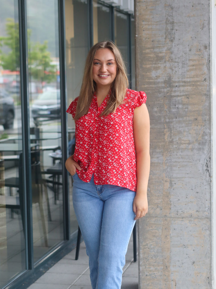 BLUSE HANSINA LALA RED