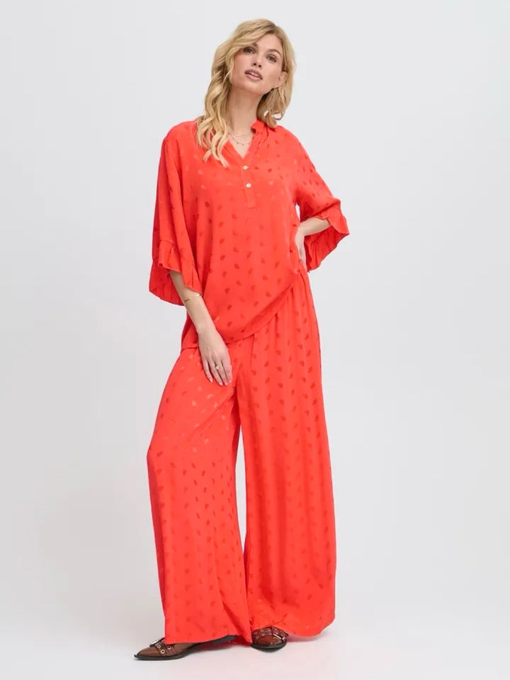 BLUSE SBBITTEN HIBISCUS
