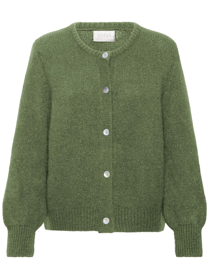CARDIGAN SBGULVIG FOUR LEAF CLOVER