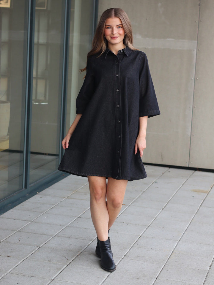 KJOLE PZDECOLE BLACK DENIM