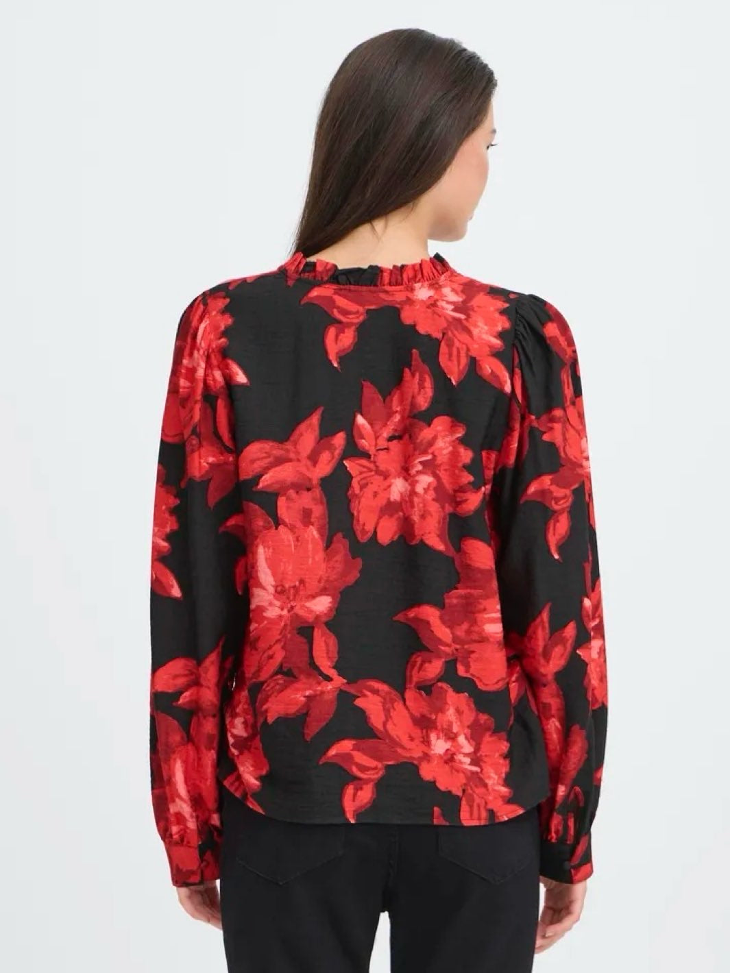 BLUSE IHLYSINE RED ROSE