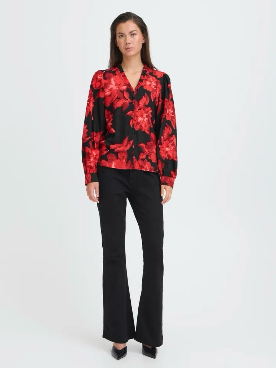 BLUSE IHLYSINE RED ROSE