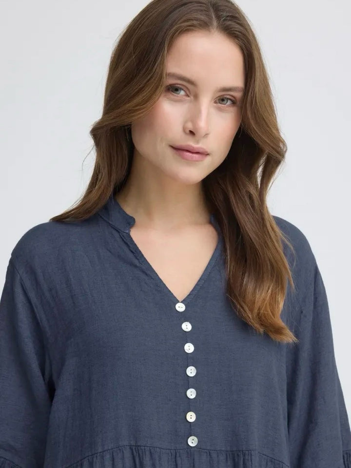 LIN KJOLE SBFONTANELLE NAVY