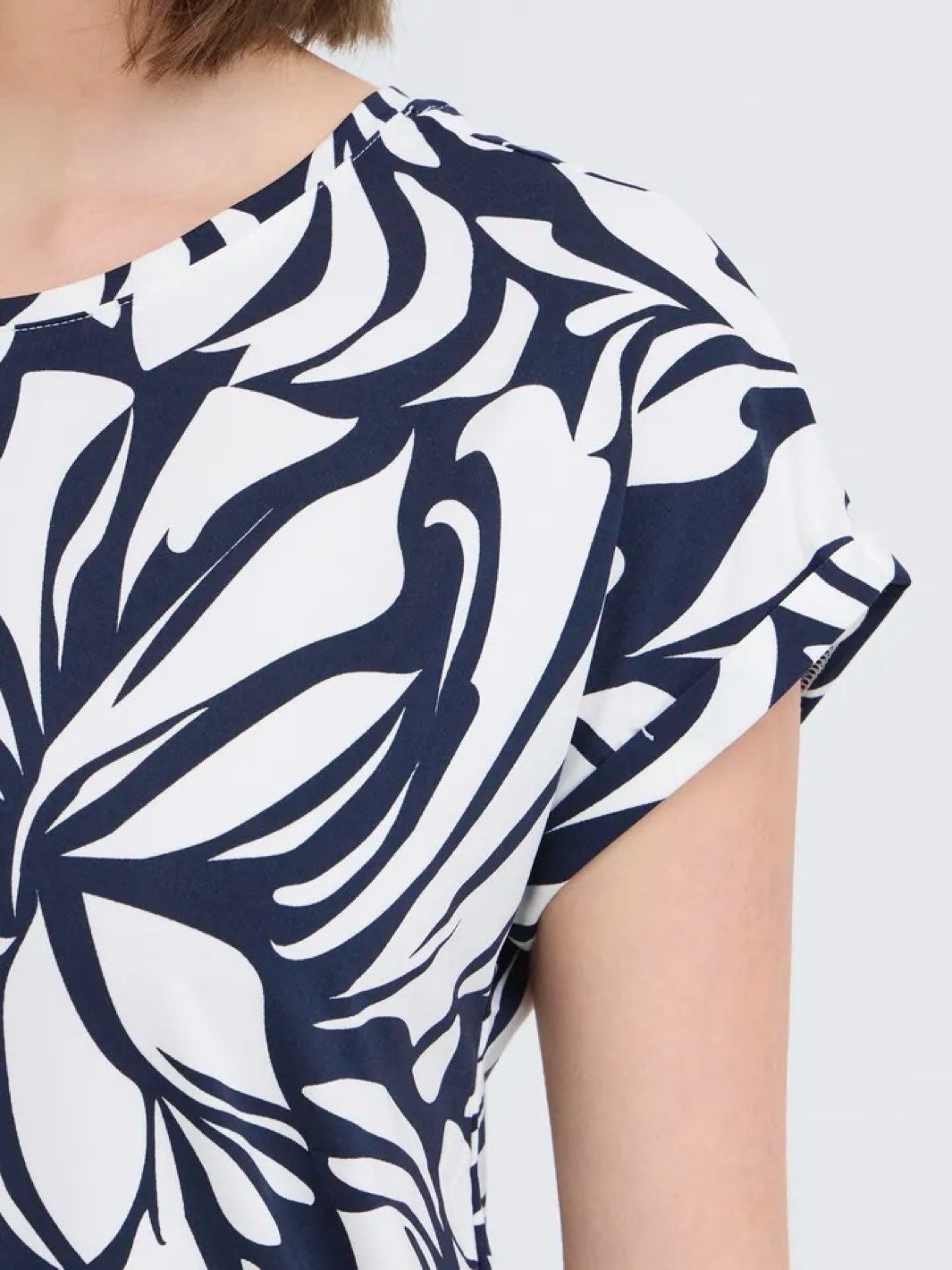 T-SKJORTE FRSEEN  FLORAL REVERIE NAVY