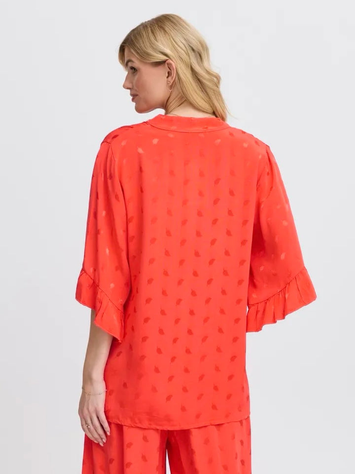 BLUSE SBBITTEN HIBISCUS