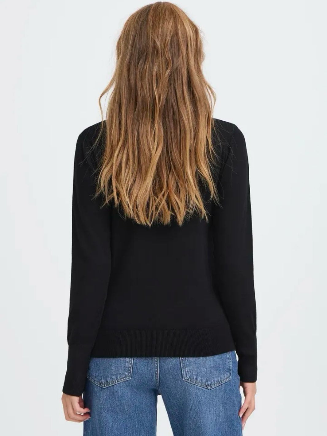 CARDIGAN PZSARA BUTTON BLACK BEAUTY