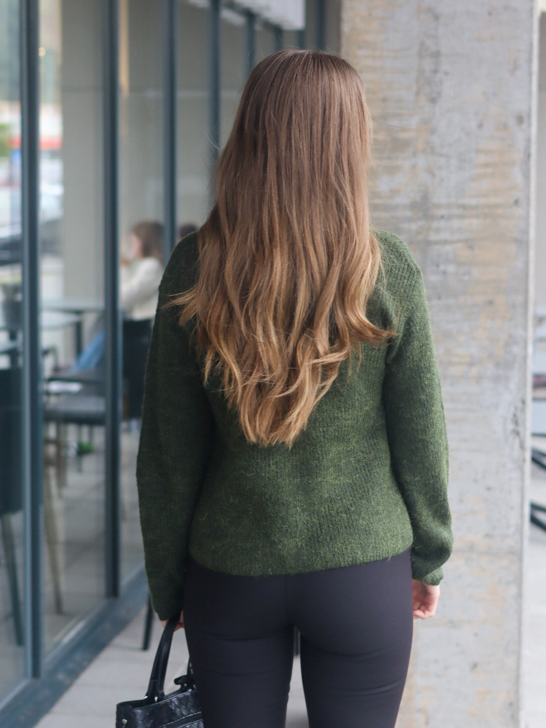 CARDIGAN IHKAMARA RIFLE GREEN