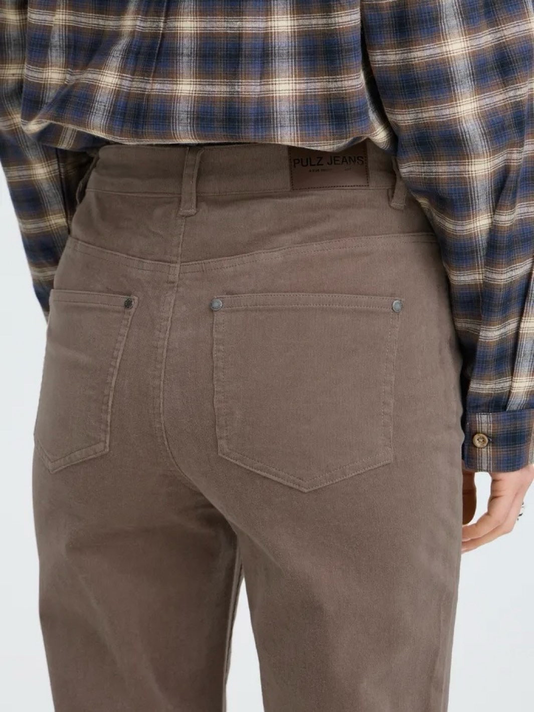BUKSE PZSALLY BOOTCUT WALNUT