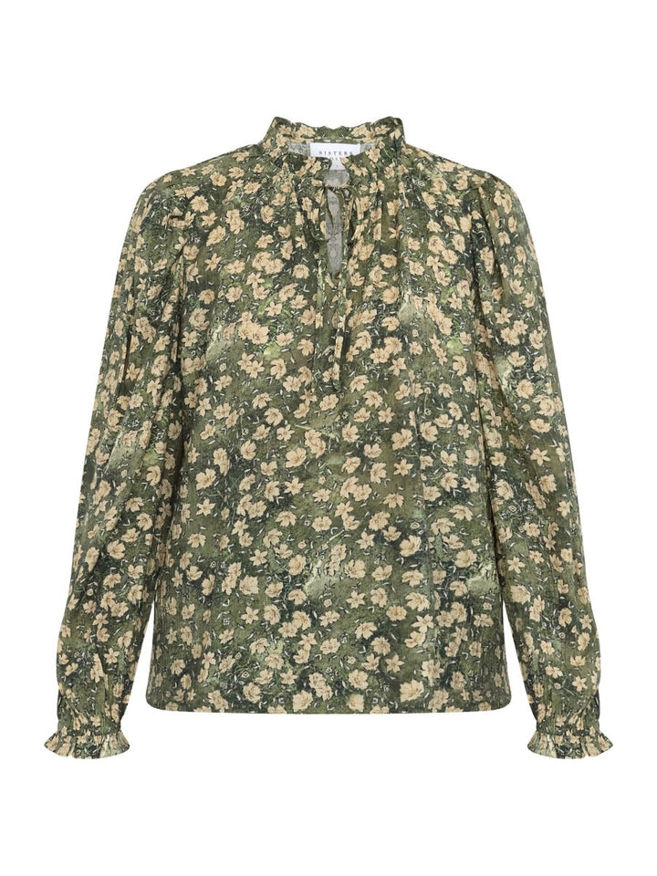 BLUSE ELZA GREEN FLOWER