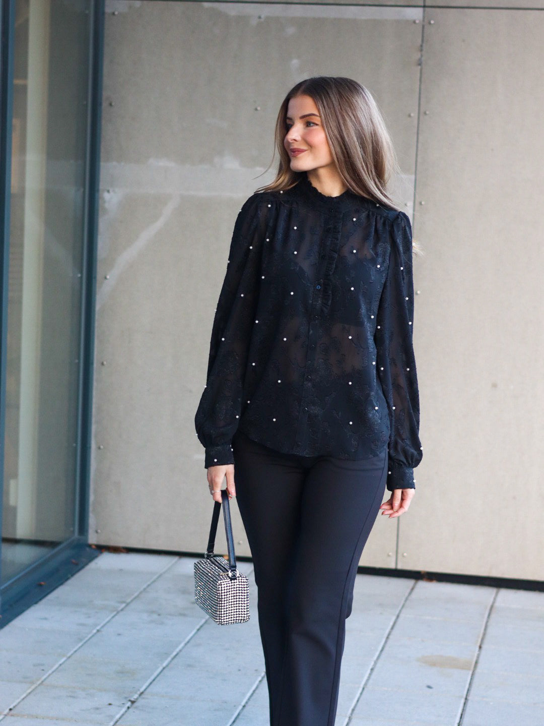 BLUSE VIRSA BLACK PEARL