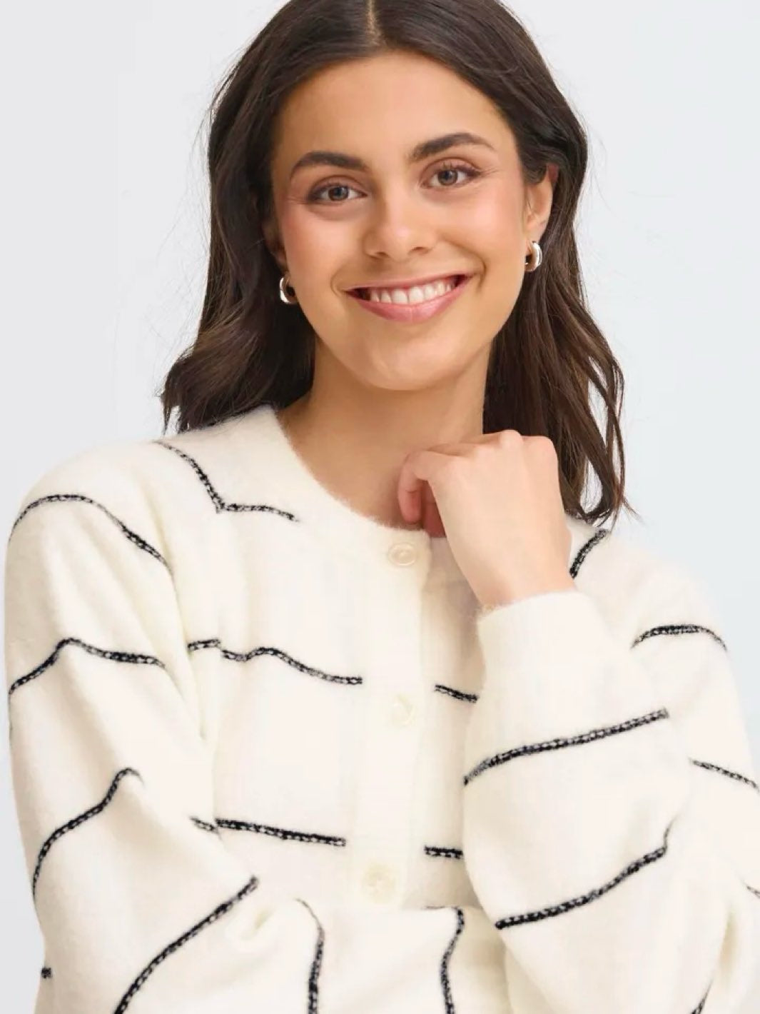 CARDIGAN FRKENDRA WHISPER WHITE